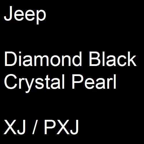 Jeep, Diamond Black Crystal Pearl, XJ / PXJ.